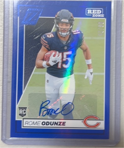 2024 Panini Zenith #186 Rome Odunze — front