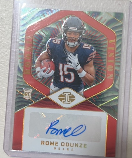 2024 Panini Illusions Rookie Vision #RVS-ROE Rome Odunze — front