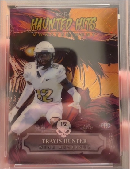 2024 Wild Card Haunted Hits Monster Hunt #HHS-TH Travis Hunter — front