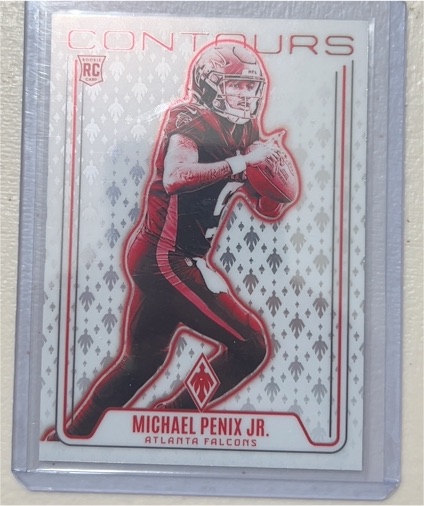 2024 Panini Phoenix #CON-MPJ Michael Penix Jr. Contours — front