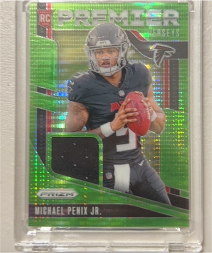 2024 Panini Prizm Premier Jerseys #PJ-MPJ Michael Penix Jr. — front