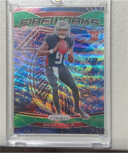 2024 Panini Prizm Fireworks #16 Michael Penix Jr. — front