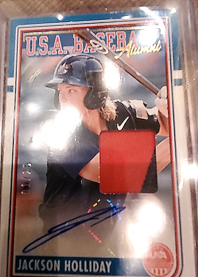 2024 Panini Stars & Stripes USA Baseball Alumni Jackson Holliday — front