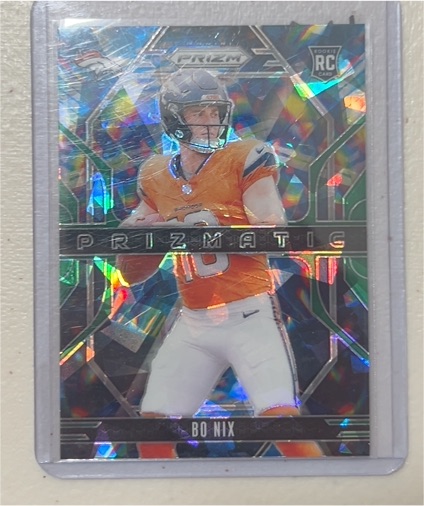 2024 Panini Prizm Prizmatic #11 Bo Nix — front
