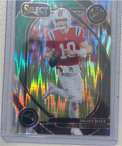 2024 Panini Select Club Level #218 Drake Maye — front