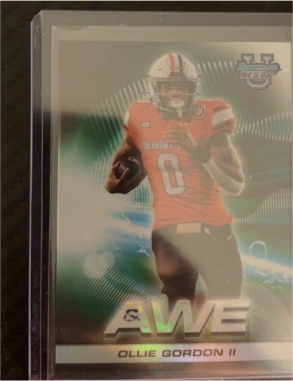 2024 Bowman Best University #AWE Ollie Gordon II — front