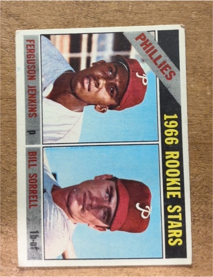1966 Topps #254 Ferguson Jenkins / Bill Sorrell Rookie Stars — front