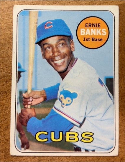 1969 Topps #20 Ernie Banks — front