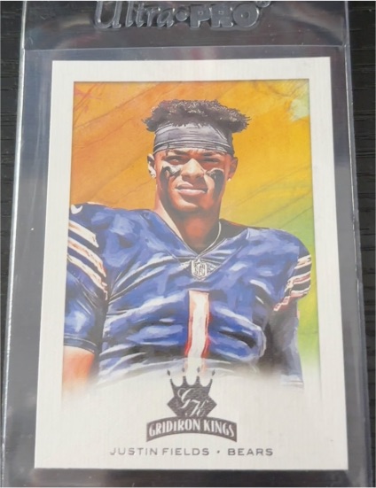 2021 Panini Chronicles Gridiron Kings #GK-4 Justin Fields — front