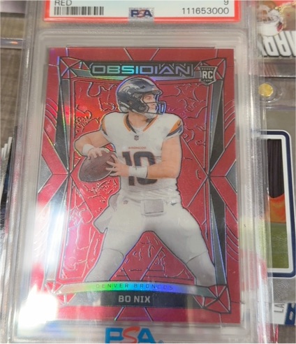 2024 Panini Obsidian #56 Bo Nix — front