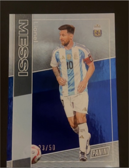 2025 Panini The National Silver Pack #45 Lionel Messi — front