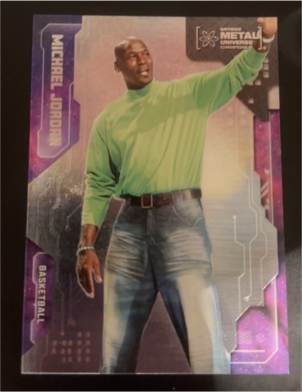 2024 SkyBox Metal Universe Champions #1 Michael Jordan — front
