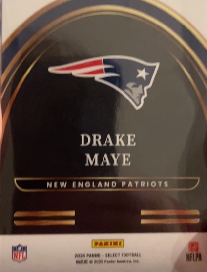 2024 Panini Select Football Drake Maye — front
