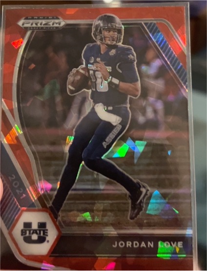 2021 Panini Prizm Draft Picks Collegiate #33 Jordan Love — front