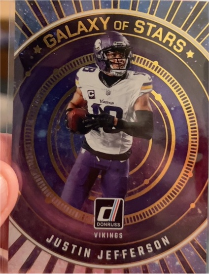 2024 Panini Donruss #GOS-JJE Justin Jefferson Galaxy of Stars — front