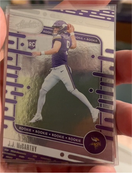 2024 Panini Absolute #110 J.J. McCarthy — front