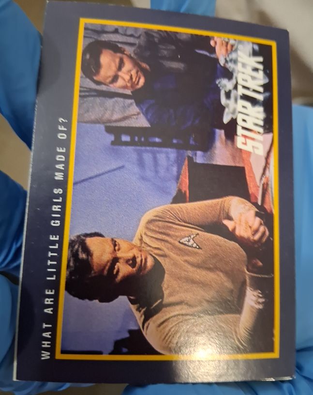 1991 Impel Star Trek 25th Anniversary #19 What Are Little Girls Made Of? — front