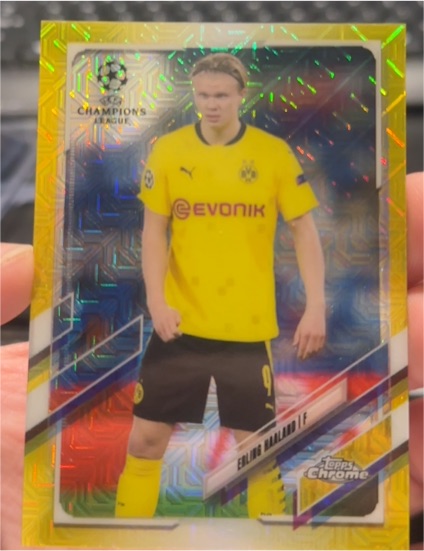 2020-21 Topps Chrome UEFA Champions League Japan Edition #49 Erling Haaland — front