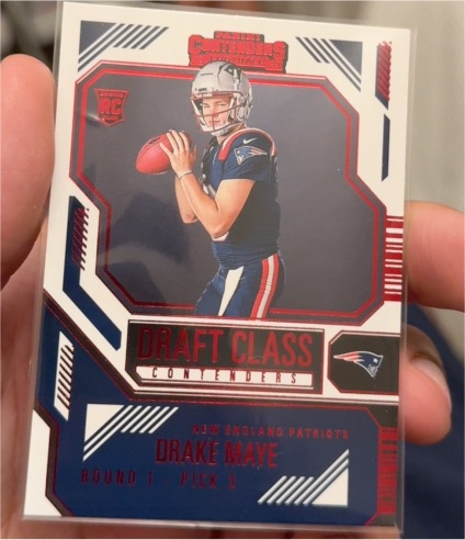 2024 Panini Contenders Draft Class #3 Drake Maye — front