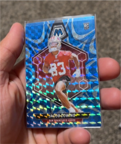 2024 Panini Mosaic Football #390 Jacob Cowing — front