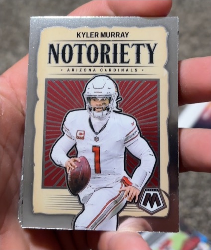 2024 Panini Mosaic Notoriety #10 Kyler Murray — front
