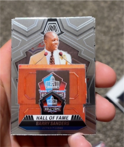 2024 Panini Mosaic Hall of Fame #291 Barry Sanders — front