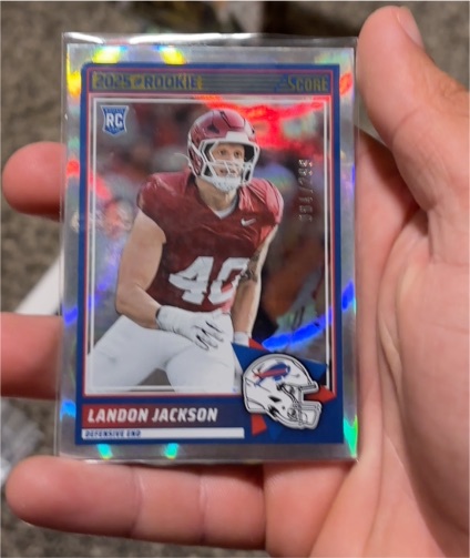 2025 Panini Score Rookie #RC Landon Jackson — front