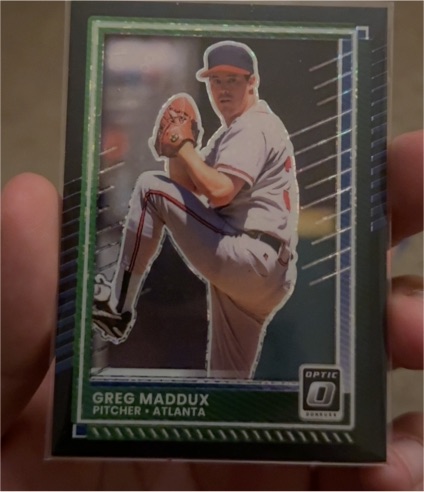 2025 Donruss Optic #9 Greg Maddux — front