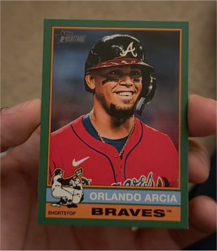 2025 Topps Heritage #117 Orlando Arcia — front