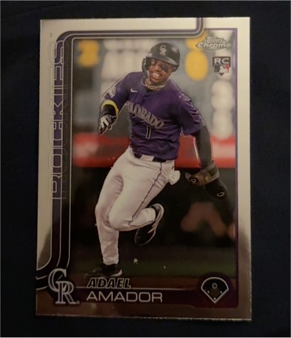 2025 Topps Chrome #255 Adael Amador — front