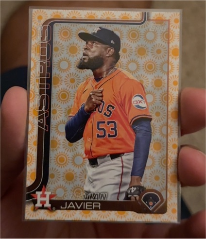 2025 Topps Series 2 #509 Cristian Javier — front