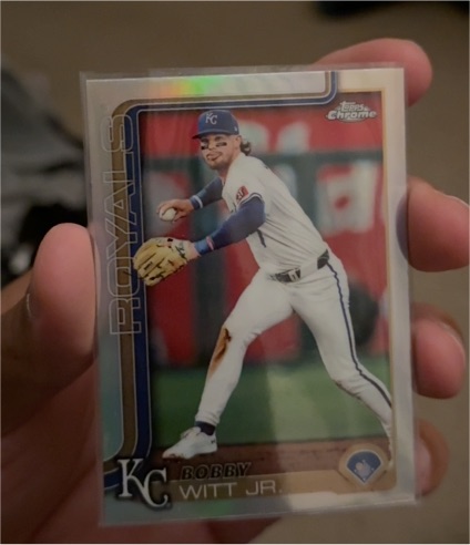 2025 Topps Chrome #93 Bobby Witt Jr. — front