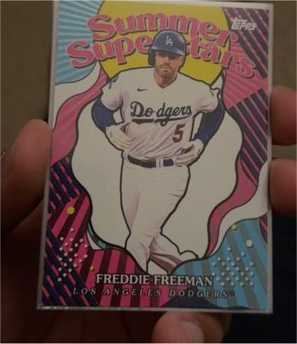 2025 Topps Series 2 #SS-21 Freddie Freeman Summer Superstars Los Angeles Dodgers — front
