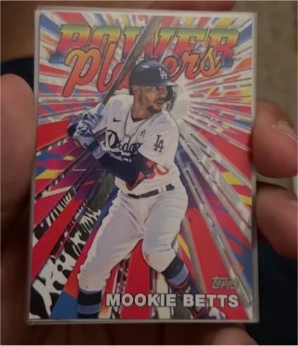 2025 Topps Series 1 Celebration Power Players #PP-9 Mookie Betts — front