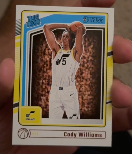 2024-25 Panini Donruss #230 Cody Williams — front