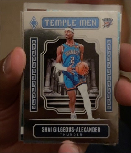 2023-24 Panini Phoenix #22 Shai Gilgeous-Alexander Temple Men — front