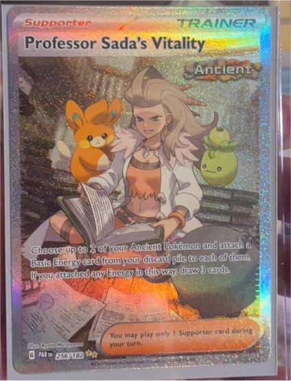 2023 Pokémon Paradox Rift #256 Professor Sada's Vitality — front