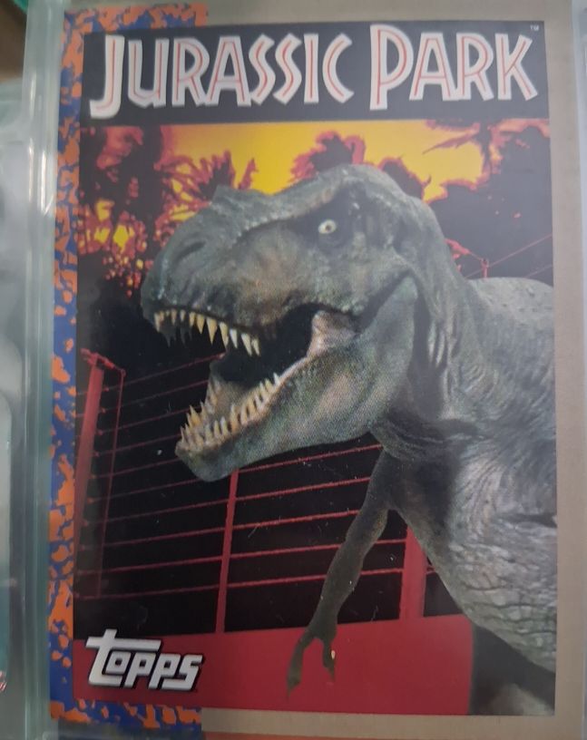1993 Topps Jurassic Park #1 Title Card — front