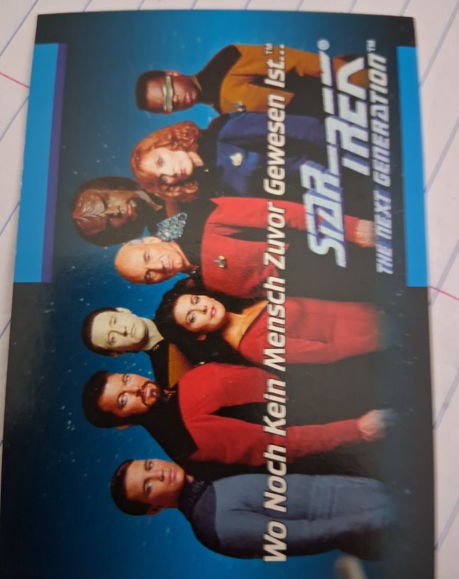 1992 Impel Star Trek The Next Generation #01B — front