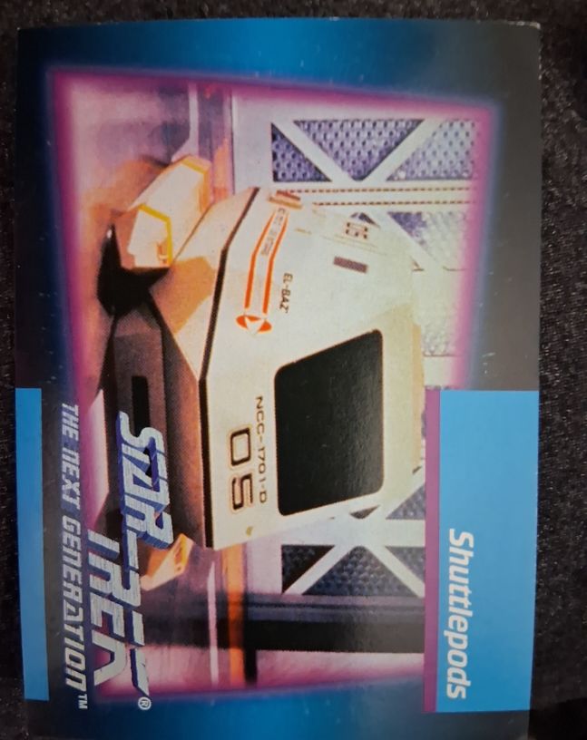 1992 Impel Star Trek The Next Generation #058 Shuttlepods — front