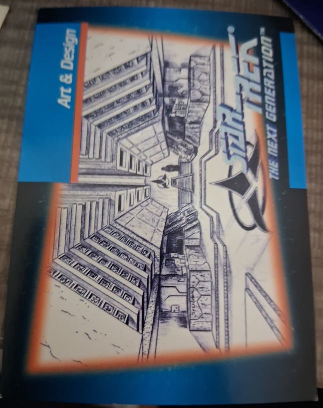 1992 Impel Star Trek: The Next Generation #85 Art & Design — front