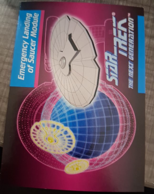 1992 Impel Star Trek The Next Generation #94 Emergency Landing of Saucer Module — front