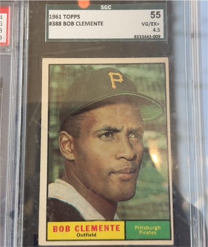 1961 Topps #388 Bob Clemente — front
