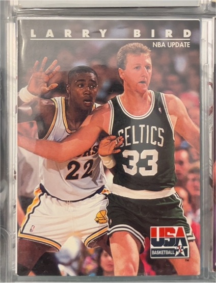 1992 SkyBox USA #10 Larry Bird NBA Update — front
