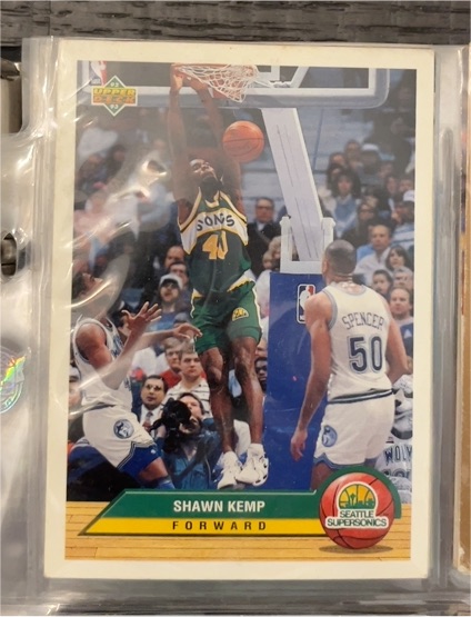 1992-93 Upper Deck McDonald's #P38 Shawn Kemp — front
