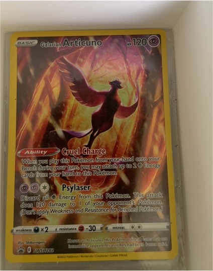 2023 Pokémon SWSH #SWSH282 Galarian Articuno — front