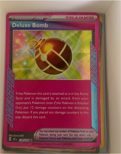 2024 Pokémon SV07: Stellar Crown #134 Deluxe Bomb — front