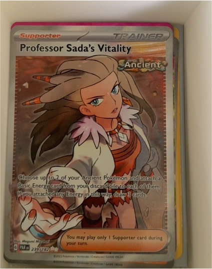 2023 Pokémon Paradox Rift #239 Professor Sada's Vitality — front