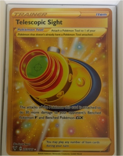 2020 Pokémon SWSH04: Vivid Voltage #203 Telescopic Sight — front