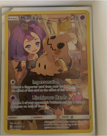 2019 Pokémon Sun & Moon Cosmic Eclipse #245 Mimikyu — front